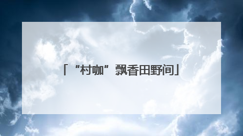 “村咖”飘香田野间
