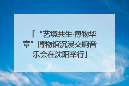 “艺境共生·博物华章”博物馆沉浸交响音乐会在沈阳举行