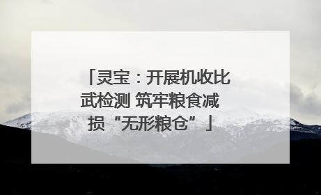 灵宝：开展机收比武检测 筑牢粮食减损“无形粮仓”