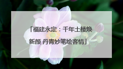 福建永定：千年土楼焕新颜 丹青妙笔绘客情
