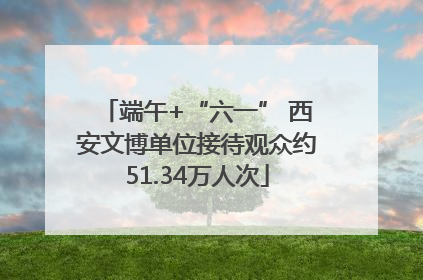 端午+“六一” 西安文博单位接待观众约51.34万人次