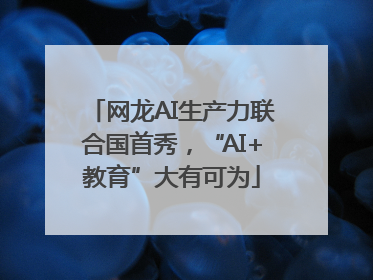 网龙AI生产力联合国首秀，“AI+教育”大有可为