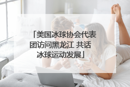 美国冰球协会代表团访问黑龙江 共话冰球运动发展
