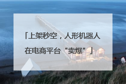 上架秒空，人形机器人在电商平台“卖爆”