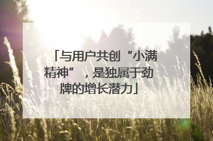 与用户共创“小满精神”，是独属于劲牌的增长潜力
