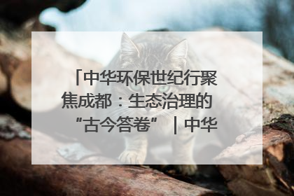 中华环保世纪行聚焦成都：生态治理的“古今答卷”｜中华环保世纪行
