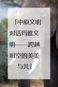 中原文明对话玛雅文明——跨越时空的美美与共