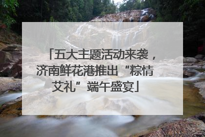 五大主题活动来袭，济南鲜花港推出“粽情艾礼”端午盛宴
