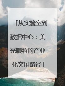 从实验室到数据中心：美光颗粒的产业化突围路径