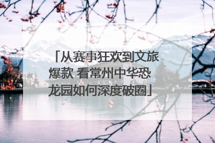 从赛事狂欢到文旅爆款 看常州中华恐龙园如何深度破圈