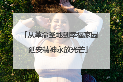 从革命圣地到幸福家园 延安精神永放光芒