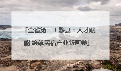 全省第一！黟县：人才赋能 绘就民宿产业新画卷