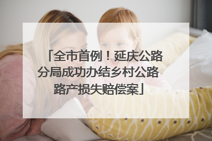 全市首例！延庆公路分局成功办结乡村公路路产损失赔偿案