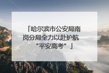哈尔滨市公安局南岗分局全力以赴护航“平安高考”