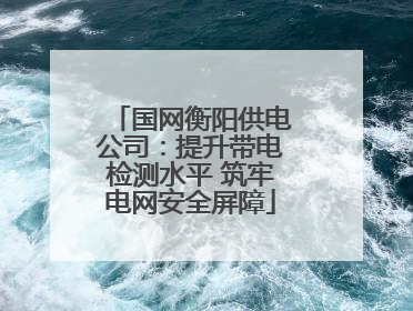 国网衡阳供电公司：提升带电检测水平 筑牢电网安全屏障