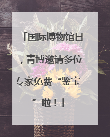 国际博物馆日，青博邀请多位专家免费“鉴宝”啦！