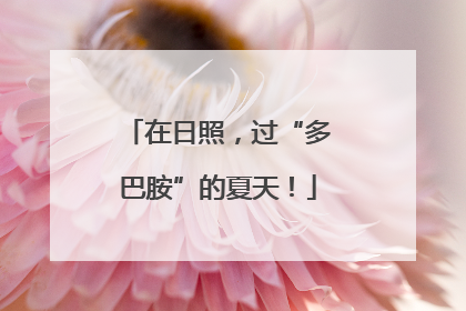 在日照，过“多巴胺”的夏天！