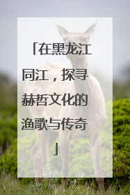 在黑龙江同江，探寻赫哲文化的渔歌与传奇