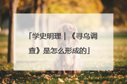 学史明理｜《寻乌调查》是怎么形成的