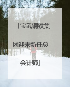 宝武钢铁集团迎来新任总会计师
