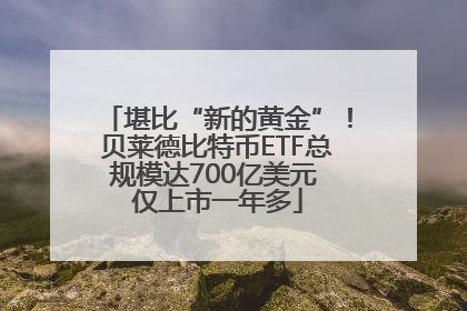 堪比“新的黄金”！贝莱德比特币ETF总规模达700亿美元 仅上市一年多