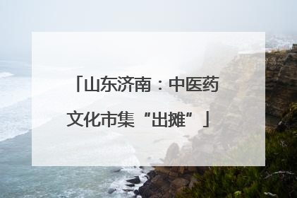 山东济南：中医药文化市集“出摊”