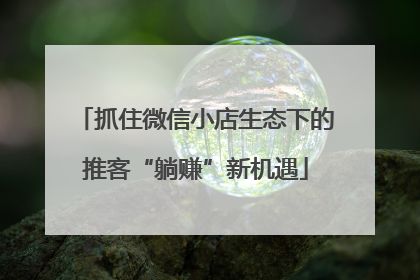 抓住微信小店生态下的推客“躺赚”新机遇