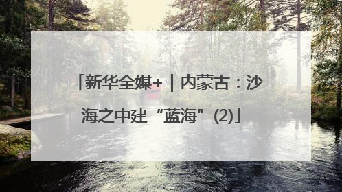 新华全媒+｜内蒙古：沙海之中建“蓝海”(2)