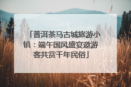 普洱茶马古城旅游小镇：端午国风盛宴邀游客共赏千年民俗