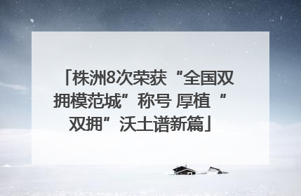 株洲8次荣获“全国双拥模范城”称号 厚植“双拥”沃土谱新篇