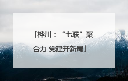 桦川：“七联”聚合力 党建开新局