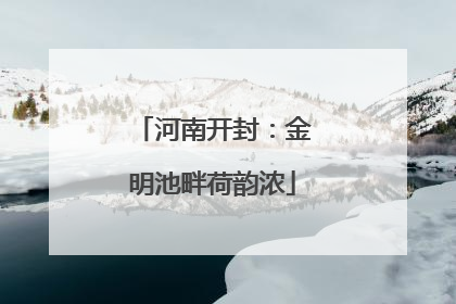 河南开封：金明池畔荷韵浓