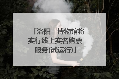 洛阳一博物馆将实行线上实名购票服务(试运行)