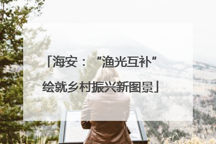 海安：“渔光互补” 绘就乡村振兴新图景