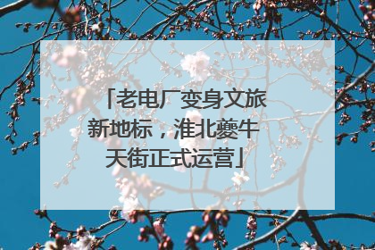 老电厂变身文旅新地标，淮北夔牛天街正式运营