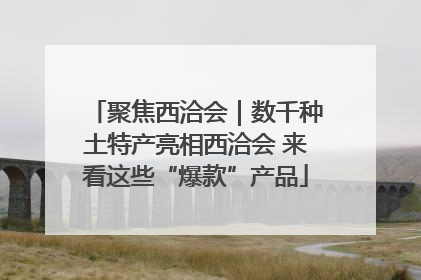 聚焦西洽会｜数千种土特产亮相西洽会 来看这些“爆款”产品