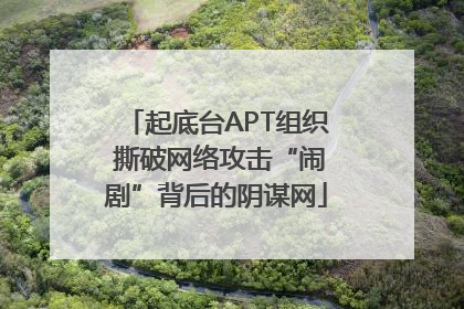 起底台APT组织 撕破网络攻击“闹剧”背后的阴谋网