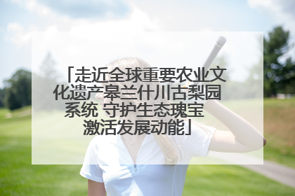 走近全球重要农业文化遗产皋兰什川古梨园系统 守护生态瑰宝 激活发展动能