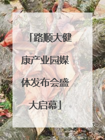 路顺大健康产业园媒体发布会盛大启幕