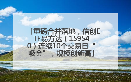 重磅合并落地，信创ETF易方达（159540）连续10个交易日“吸金”，规模创新高