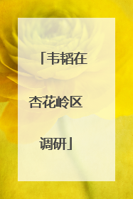 韦韬在杏花岭区调研