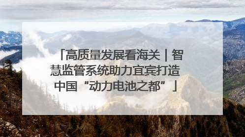 高质量发展看海关｜智慧监管系统助力宜宾打造中国“动力电池之都”