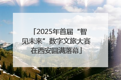 2025年首届“智见未来”数字文旅大赛在西安圆满落幕