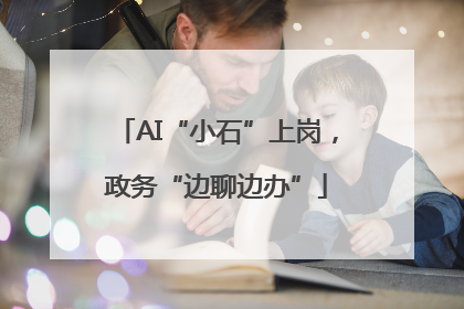 AI“小石”上岗，政务“边聊边办”